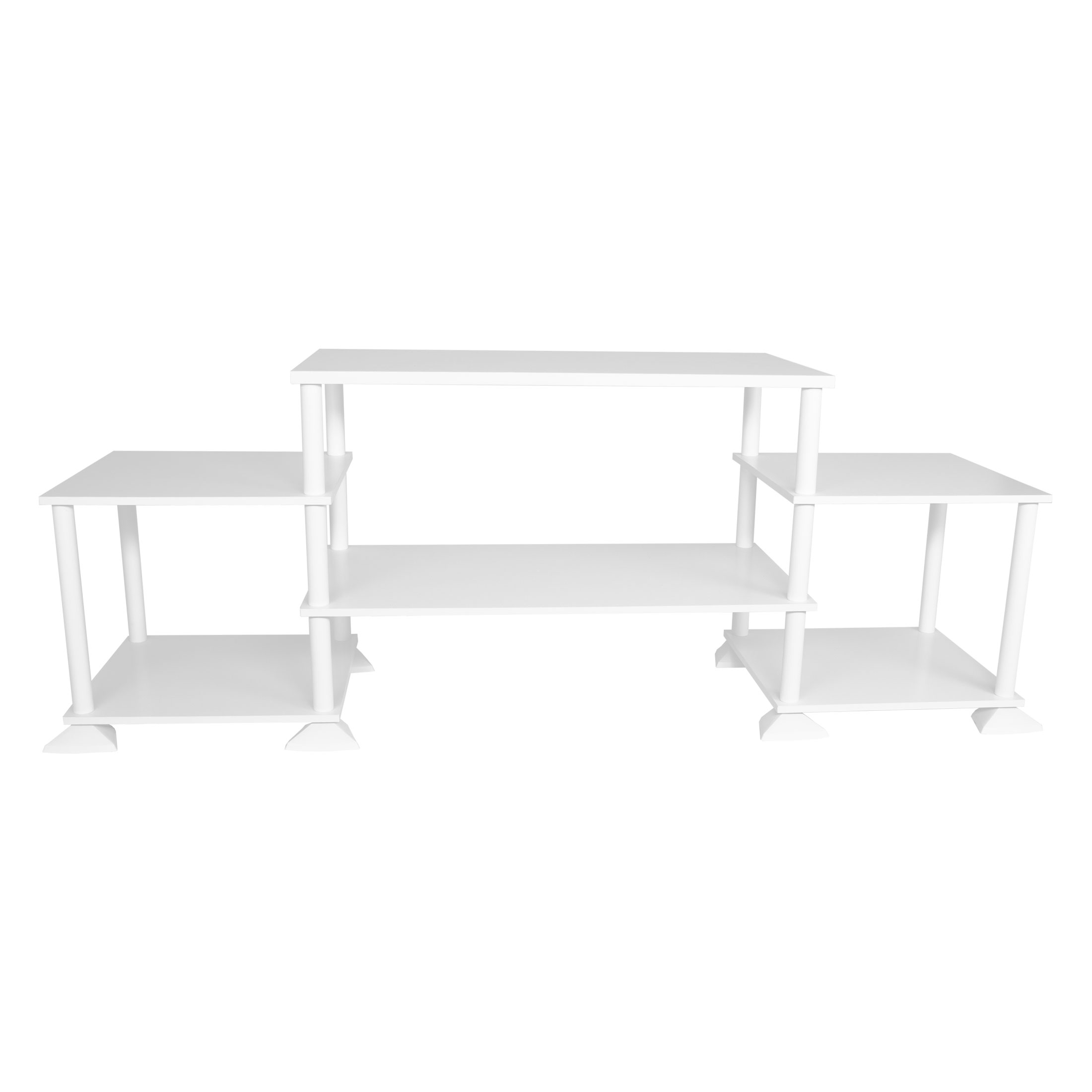 Mainstays No Tools Assembly TV Stand for TVs up to 40", White - image 2 of 5