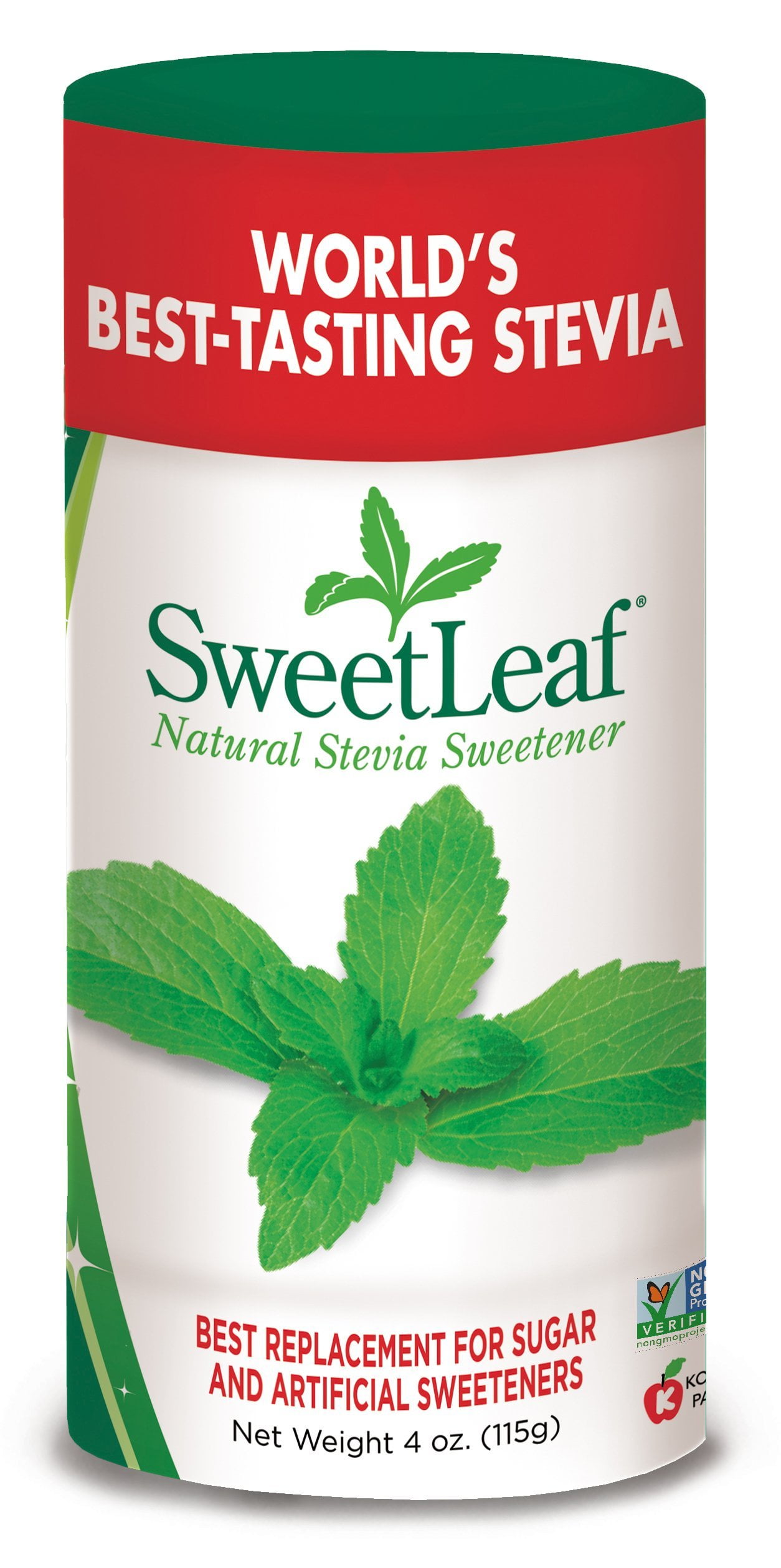 Sweetleaf Natural Stevia Sweetener Powder, 4 Ounce Shaker