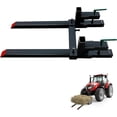 thumbnail image 2 of Yiwa 43 Inch Clamp-On Pallet Forks, 2000LB Capacity, Heavy Duty Tractor Bucket Forks with Adjustable Stabilizer Bar**, 2 of 6
