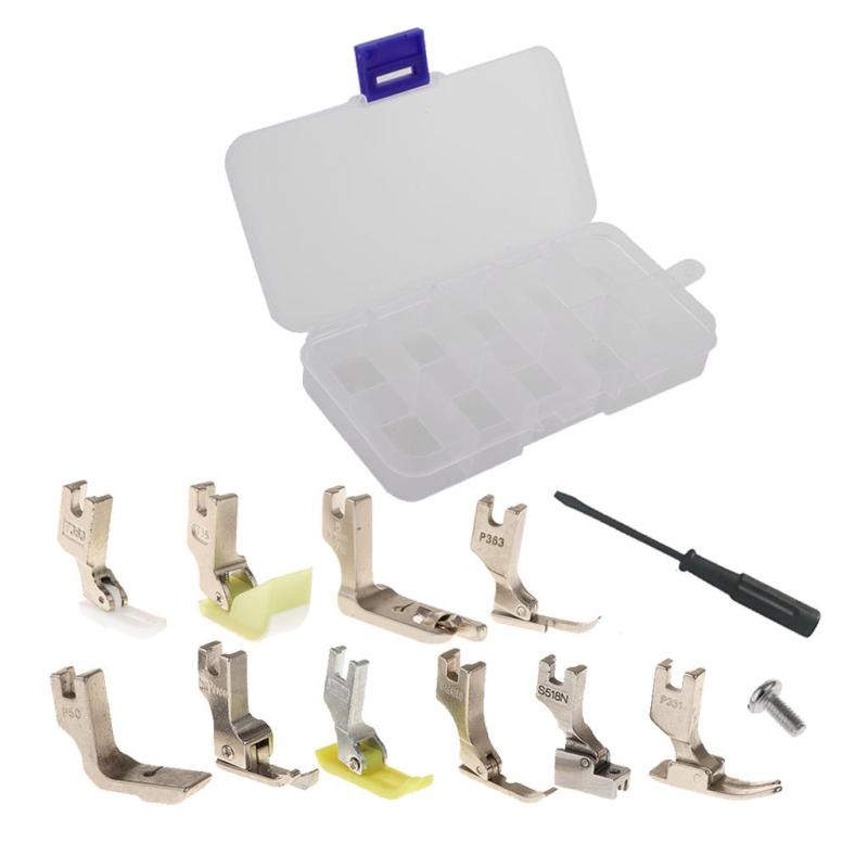 13Pcs/set Industrial Sewing Machine Presser Foot Set Cording Zipper