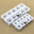 thumbnail image 3 of Yoone Storage Box with Lid 10 Grids Large Capacity Dust-proof Clear Space Saving Plastic Earrings Rings Beads Storage Case for Manicure Store, 3 of 8