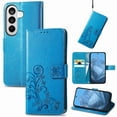 thumbnail image 1 of Funda Sintética FOXDOCK para Samsung Galaxy S26 Pro | Función de Billetera y Soporte | Protección Completa-azul, 1 of 6