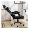 thumbnail image 3 of Silla para Escritorio Ejecutiva Wynn Con Respaldo Ergonómico para Oficina Lumax Color Negro, 3 of 7