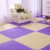 Color Combinatin Foam Mat Floor Tiles, Interlocking EVA Foam Matsfor Exercising, Yoga, Kids, Babies, Playroom(12pcs,48 Sq Ft)