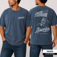 thumbnail image 5 of America 250 Years of Freedom Cowboy Shirt, Western American Flag Tee, 4th of July Shirts for Men, Patriotic USA T-Shirt, 5 of 7