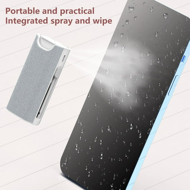 3 in 1 Bluetooth Earbuds Cleaning Pen Earphones Cleaner Kit Soft Flocking Sponge Tool Multifunctional Keyboard Cleaning Tools for Cleaning Earwax Headphones Case Phone Laptop Camera