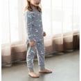 thumbnail image 3 of WIBACKER 1-7 Years Toddler and Little Girls' Long Sleeve Top and Pants Regular Fit 100% Cotton 2 Piece Pajama Set - Unicorn, 3 of 5