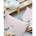 thumbnail image 2 of Pack of 2 Outdoor Pillow Covers, Abstract Colored Drawing Mountain Oil Painting Waterproof Square Throw Pillowcase Cushion Decorative Pillow Covers for Couch Patio Tent, 18x18 in, 2 of 6