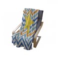 thumbnail image 4 of Marine Soft Flannel Fleece Throw Blanket, Modern Nautical Themed Abstract Graphic of Starfish on Blue and Orange Chevrons, Cozy Plush for Indoor and Outdoor Use, 50" x 60", Multicolor, by Ambesonne, 4 of 6