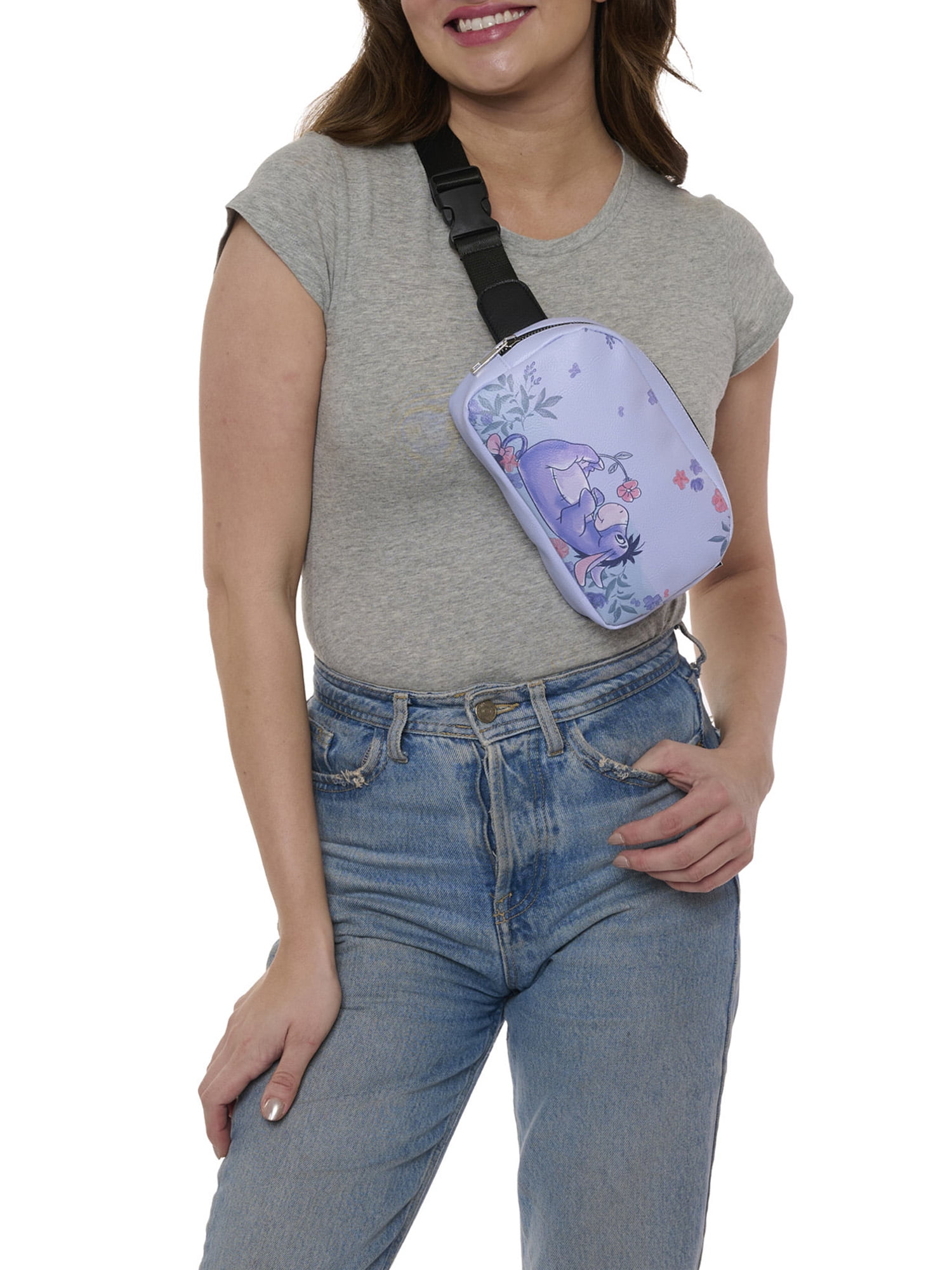 Disney Winnie the Pooh Eeyore Belt Bag Crossbody Fanny Pack Waist Bag Women