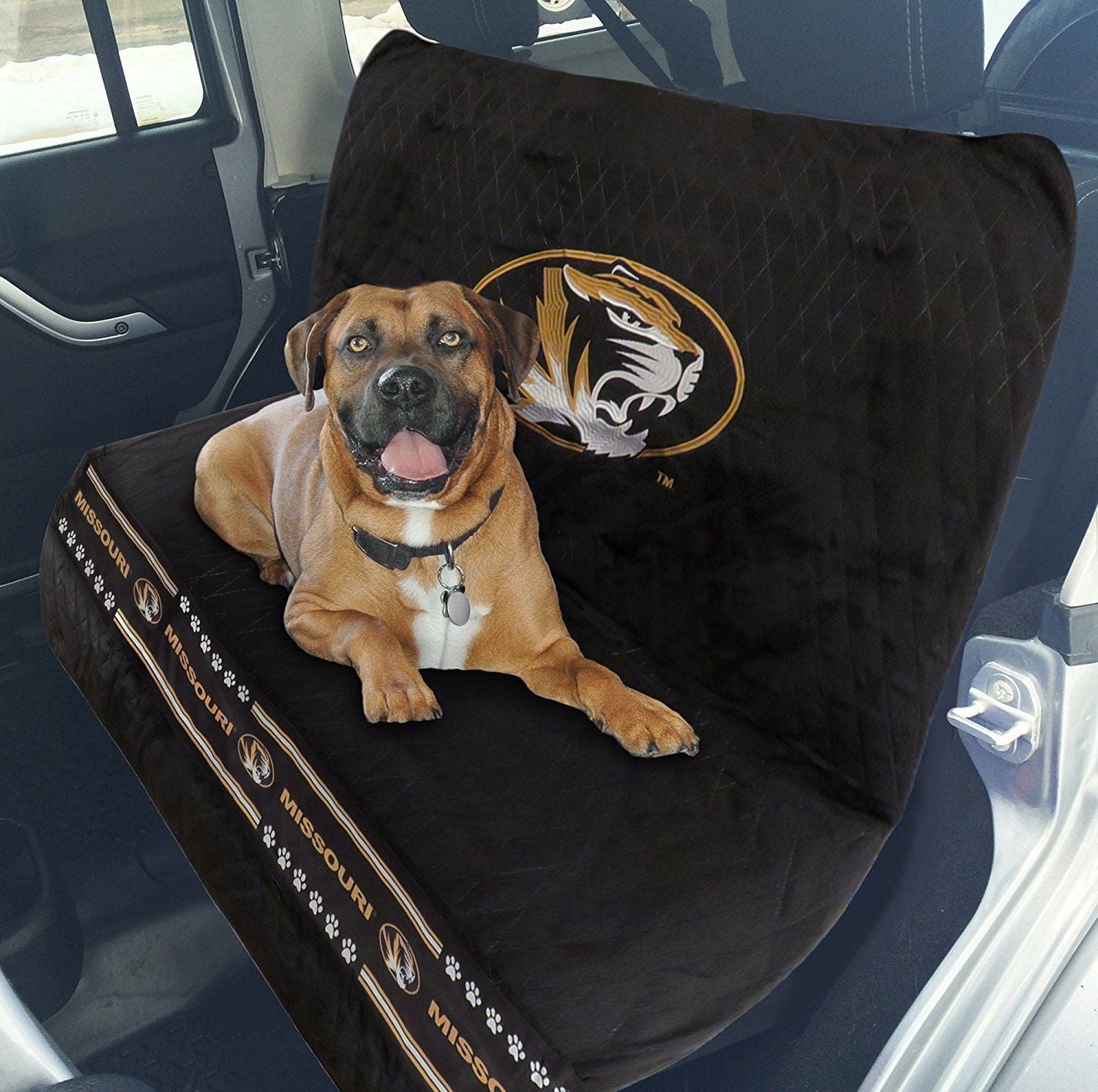 LSU Tigers Premium Pet Dog Waterproof Car Seat Cover 