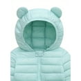 thumbnail image 4 of ATAIKU 6M-5T Toddler Baby Boy Girl Cute Hooded Puffer Jacket with Pants Kids Winter Snowsuit Lightweight Down Outwear, 4 of 9