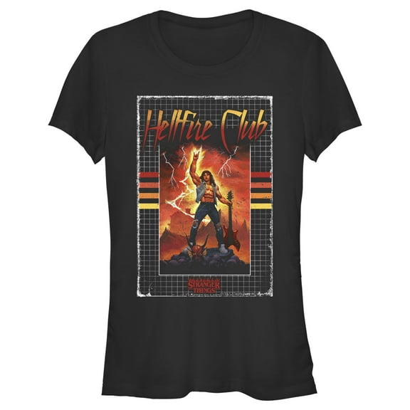 Netflix Junior's Stranger Things VHS Rockstar Eddie Munson Graphic T-Shirt