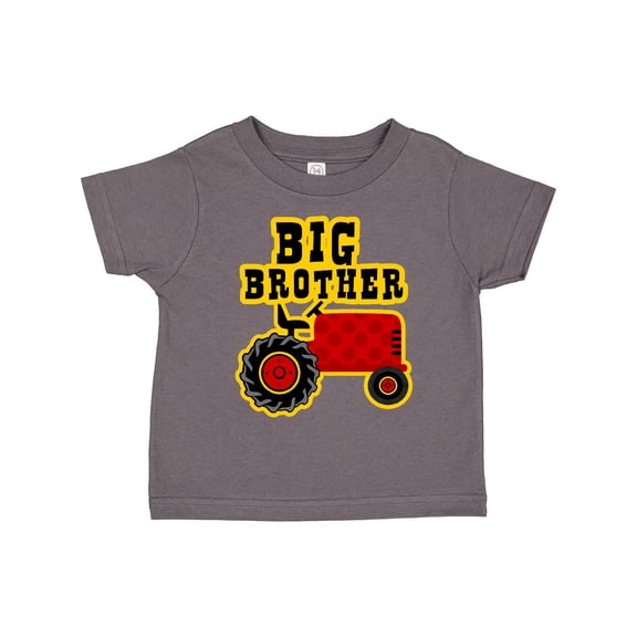 Inktastic Red Tractor Big Brother Boys Toddler T-Shirt