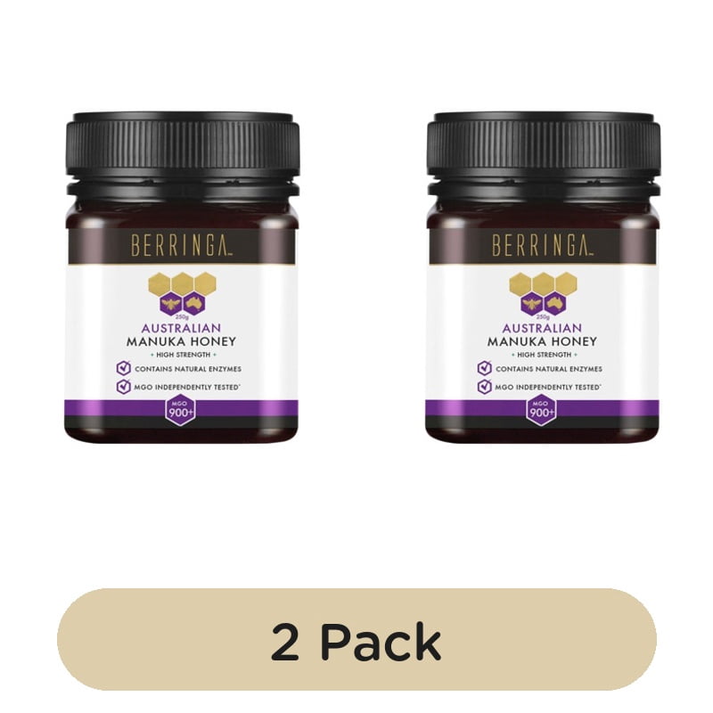 Berringa Manuka Honey MGO +900 250g, British Import (Pack of 2)