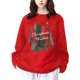 thumbnail image 1 of Suéter Gibobby Casual a cuadros con estampado de Árbol de Navidad Rojo XL, 1 of 5