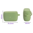 thumbnail image 4 of For Jabra Elite 4 Active Wireless Earphone Protective Case Cover Washable Silicone Sleeve with Hanging Buckle, 4 of 4