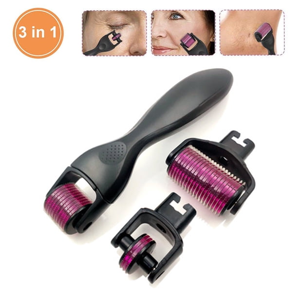 Juego de rodillos de microagujas 3 en 1 - Negro Xemadio 2035671-1