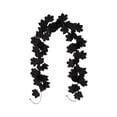 thumbnail image 2 of Fall Halloween Decoration for Home Indoor Outdoor Clearance Under $5.00!Halloween Dark-Themed Ornament Artificial Maple Leaf Thanksgiving Wall Hanging Artificial Maple Leaf With Black Wicker, 2 of 7