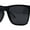 Matte Black Solid Black, variant on Mens Polarized Oversize Sport Horn Rim Rectangular Sunglasses Matte Black Solid Black