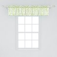 thumbnail image 2 of Ambesonne Green Window Valance, Summer Spring Garden Leaf, 54" X 12", Green, 2 of 3