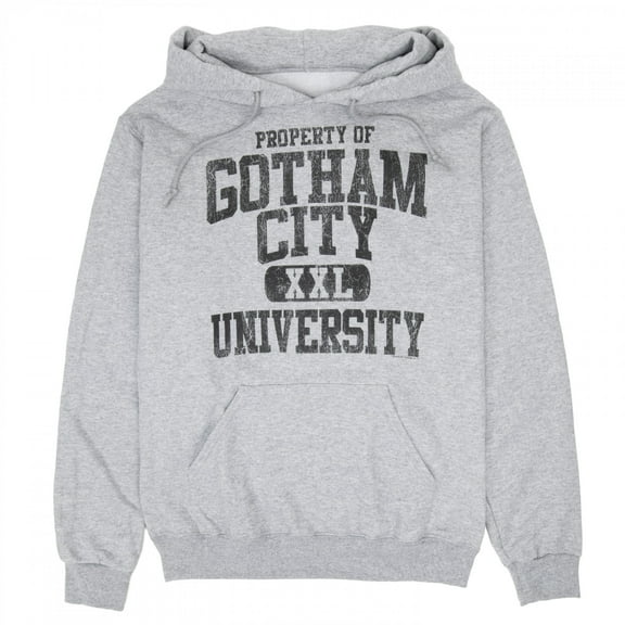 Batman Gotham City University Pull-Over Hoodie-3XLarge