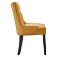 thumbnail image 5 of Modway Regent Tufted Performance Velvet Dining Side Chairs - Set of 2 in Cognac, 5 of 10