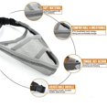thumbnail image 5 of Dog Mask Soft Nylon Face Mask (Grey, Small) - Adjustable Breathable Mesh Mask, Dog Face Mask, Anti-Bite, Anti-Bark & ​​Mouth Cover, 5 of 5