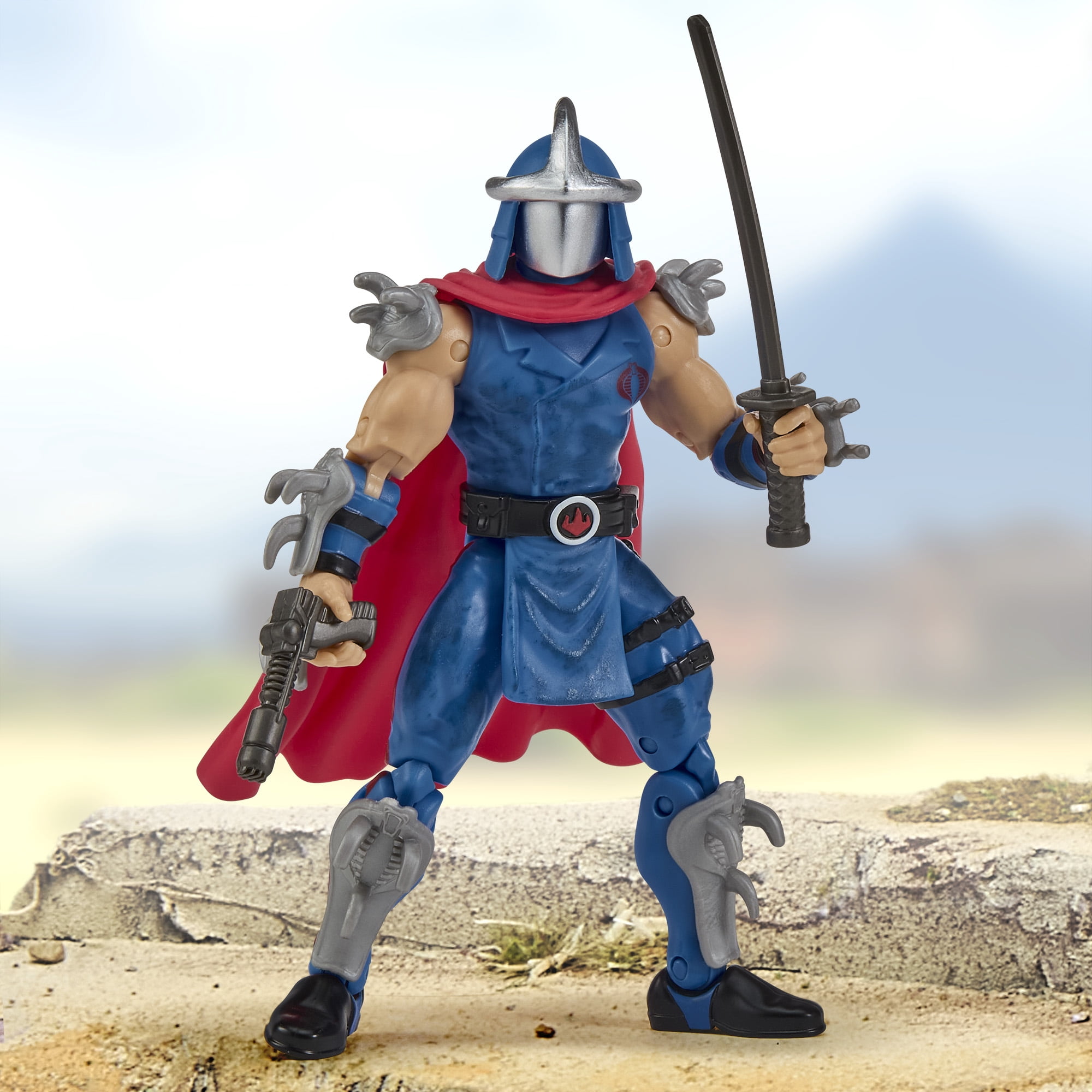 TMNT x G.I. JOE: Cobra Commander x Shredder Action Figure with Accessories by Playmates Toys