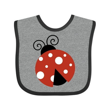 

Inktastic Ladybug Cute Ladybug Red Ladybug Ladybird Gift Baby Girl Bib