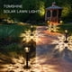 thumbnail image 4 of Paquete de 10 Luces Solares para Jardín, Luz Led para Jardín, Luz de Paisaje, Luz Blanca Cálida Tomshine Luz del césped, 4 of 7