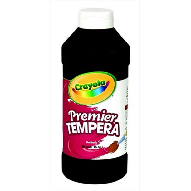 Crayola Artista Ii NonToxic Washable Tempera Paint, Black, Quart