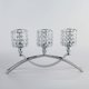 thumbnail image 2 of Candelabros de cristal, de de 3 brazos, candelabros, candelabros, Plata Zulema Candelabros de cristal, 2 of 8