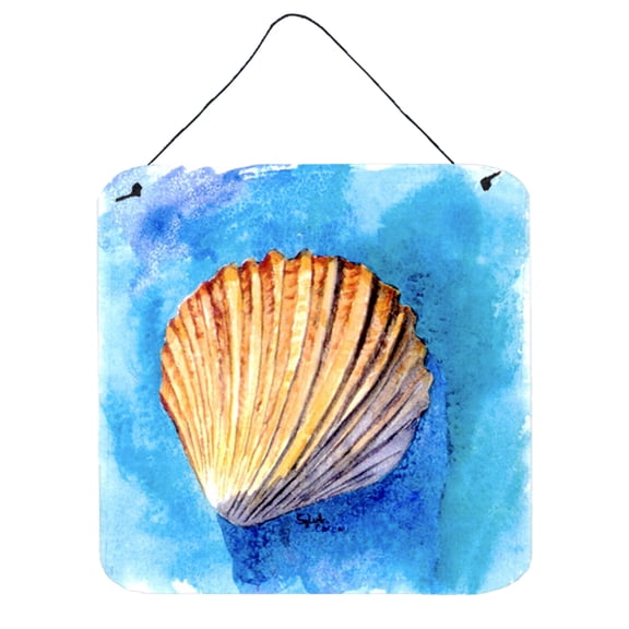 Carolines Treasures 8009DS66 Shells Wall or Door Hanging Prints 6HX6W multicolor