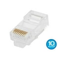 thumbnail image 2 of Monoprice 50-pcs RJ45 8P8C Plug for Flat Stranded Cable, 2 of 4