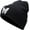 Black, variant on Joylife Butterfly Embroidered Cuffed Beanie Hat Graphic Knitted Skull Cap Double Layer Winter Watch Hats for Women, Men