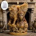thumbnail image 4 of Miyuadkai 3D Wing Woman Candle Silicone Mold – DIY Epoxy Resin Mold for Aromatherapy Candle, Gypsum, Lion Wing Masked Woman Design, Fall Crafting, Halloween Decor, October Art Project, 4 of 7