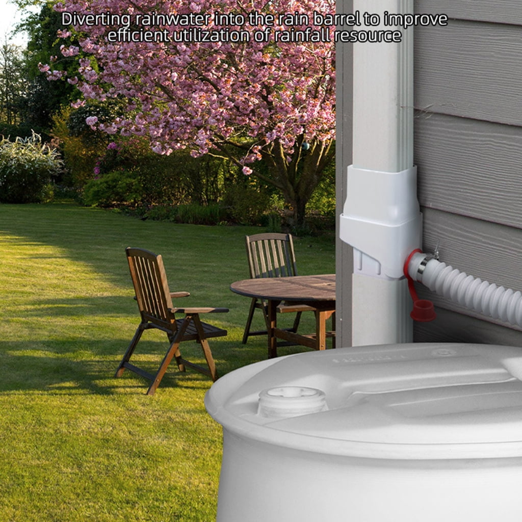 SDFGTstore Professional Grades Rain Barrels Diverter Downspout Compatible Heavy Type