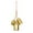 E, variant on Suncoda Christmas Tree Decorations, Christmas Bell Rope Trumpet Bell Shabby Style Metal Hanging Giant Cow Bell Decoration