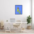 thumbnail image 2 of Stupell Industries Frog Puppet Character Blueprint Graphic Art Black Framed Art Print Wall Art, Design by Karl Hronek, 2 of 7