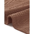 thumbnail image 5 of Agnes Orinda Women's Plus Size Halloween Outfits Button Down Shirts Textured Lapel Long Sleeve Jackets Casual Tops with Pocket Decor 4X Brown, 5 of 6