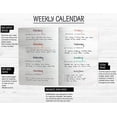 thumbnail image 6 of BK Undated Weekly/Monthly Planner 2022-2023 - Daily Planner Agenda & Personal Organizer to Increase Productivity, Academic Planner w/ Sticker Set. A5 (5.8 x 8.3) - Green Hardcover, 6 of 6