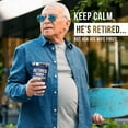 thumbnail image 2 of Retirement Gifts for Men - Funny Retired Gifts for Men, Husband, Dad, Coworker, Boss, Friends - 2025 Happy Retirement Gag Gift, Cool Party Idea Decorations - 20oz Navy Tumbler Cup With Gift Box, 2 of 6