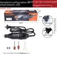 thumbnail image 2 of 3mm Compact Electric Grinder Kit with Induction Motor - Factory-Adjustable Speed, 250V+ High Voltage, AC/DC Plug-in Power for Precise Electrolysis Grinding Tasks (US 110V Standard Configuration), 2 of 5