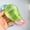 A002- Green, variant on Mango Shaped Pink Glitter Sensory Toys, Squeeze Stress Toys, Relaxation Squeeze Toys, Relaxation Toys, 3.5X2.5 Inch Soft Squeezable Glitter Filled Mango Squeeze for Office Desktop