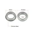 thumbnail image 2 of F6700ZZ Flange Ball Bearing 10x15x4mm Shielded Chrome Bearing 5pcs, 2 of 3