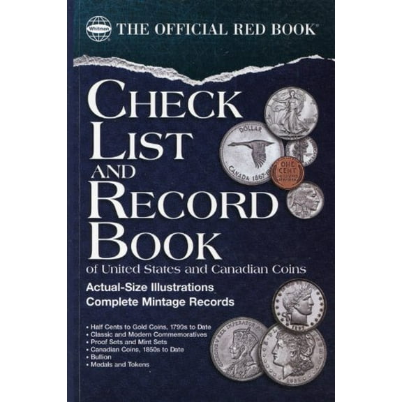 Pre-Owned Whitman Checklist & Record Book of U.S. & Canadian Coins (Paperback) 0794836860 9780794836863