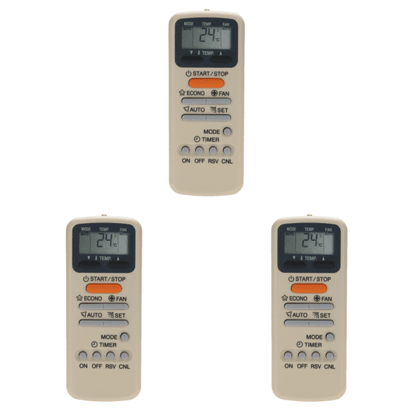 Peggybuy Air Conditioner Remote Control for Toshiba WH-E1NE WH-D9S KT-TS1 WC-E1NE WH
