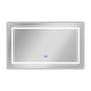 RADIANCE goods Back Lit Dodecagon TouchScreen LED Mirror 3 Color Temperatures 3000K-6000K 32" Wide