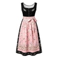 thumbnail image 5 of QUNYINEY Long Vacation Dresses for Women Casual Oktoberfest Sleeveless German Dirndl Dress Beer Carnival A Line Loose Fit Square Neckline Dresses, 5 of 5